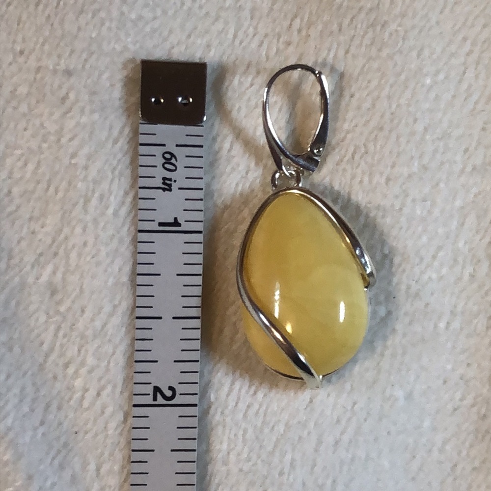 COPY - Luscious Butterscotch Amber Earrings - Picture 6 of 7